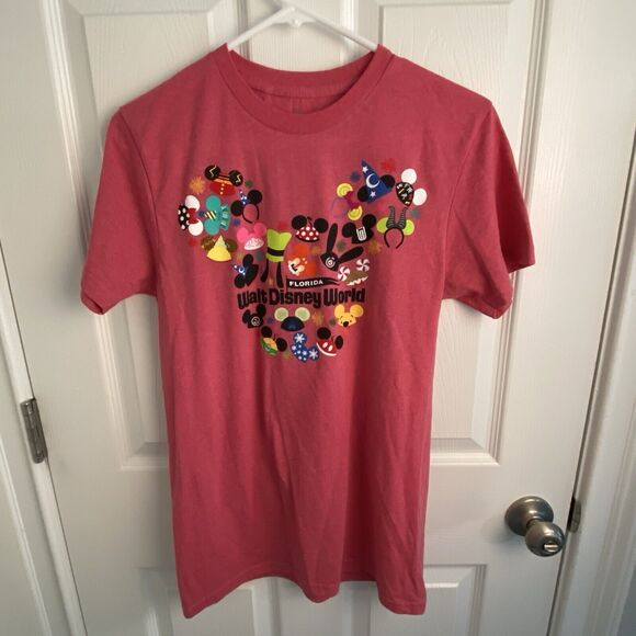 2pc Disney Parks Lot Mickey Mouse and Friends Rainbow T-Shirt Size Small NWT - Picture 7 of 8